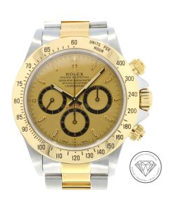 Rolex Daytona 16523 Zenith Uhr Stahl Gold 40mm Automatik Chronograph