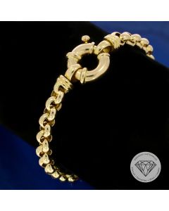 Original FBM Erbs Armband 585 / 14 Kt Gelb Gold 17,5 cm