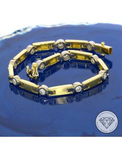 Brillant 1,00 Carat Armband 750 / 18 Karat Gold