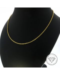 Massive Anker Kette 585 / 14 Kt Gelb Gold 44,5 cm