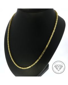 Elegante K&ouml;nigs Kette 585 / 14 Kt Gelb Gold 60 cm