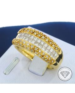 Brillant Diamant Ring 750 / 18 Kt Gold 1,90 Carat