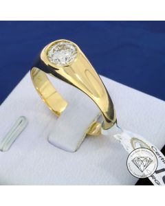IGI zertifizierter Brillant 1,00 Carat Solit&auml;r Ring 585 Gold