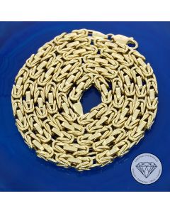 K&ouml;nigs Kette 585 / 14 Kt Gelb Gold 66 cm