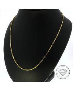 Venezianer Kette 585 / 14 Kt Gelb Gold 60,5 cm