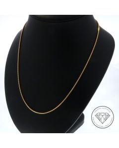 Schlangen Kette 585 / 14 Kt Rosé Gold 46 cm