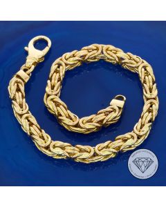 Königs Ketten Armband 585 / 14 Kt Gelb Gold 20 cm
