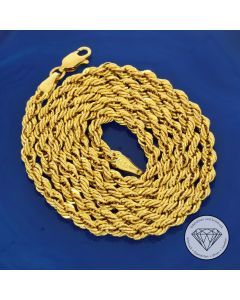 Feine Kordelkette 585 Gold 14 KT 56 cm Kette
