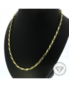 Haferkorn Kette 585 / 14 Karat Gelb Gold 51,0 cm