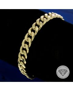 Panzer Armband 585 / 14 Kt 20,5 cm