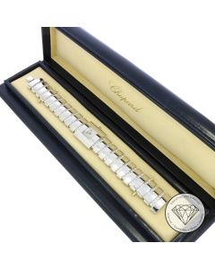 Chopard L'Heure Du Diamant Uhr 4,32 Carat 750 Wei&szlig; Gold Uhr 