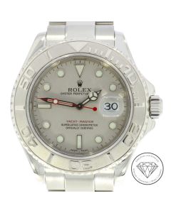 Rolex Yacht-Master 40 mm Fullset 16622 Automatik Uhr Stahl Platin L&uuml;nette 
