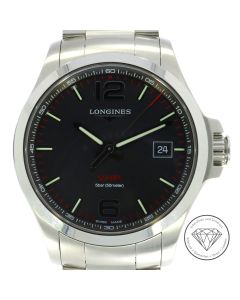 Longines Conquest L37264566 Performance VHP 43mm Stahl Quarz Uhr Full Set