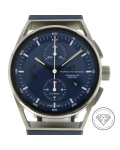 Porsche Design 1919 Chronotimer 6023.6.04 Flyback Blue Titan Uhr Full Set