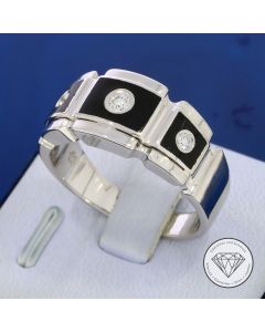 Brillant Ring 585 / 14 Kt 0,20 Carat Wei&szlig; Gold