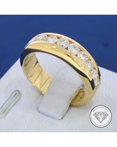 Brillant Ring 585 / 14 Kt 1,00 Carat Gelb Gold