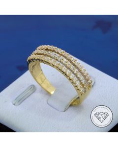 Ring 750 / 18 Karat Gelb Gold Handarbeit