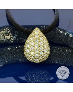 Brillant Anh&auml;nger 585 / 14 Kt 0,60 Carat Gelb Gold