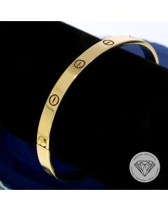 Original Cartier Love Armreif 750 / 18 Kt Gelb Gold 19,5 cm