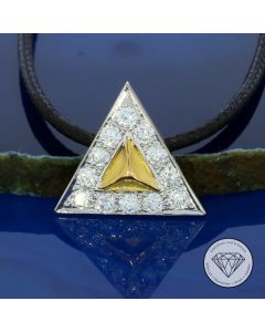 Brillant 1,20 Carat Anh&auml;nger 750 / 18 Karat Gold