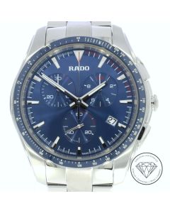 Rado Hypochrome Chronograph R32259203 Stahl 45mm Quartz Uhr 