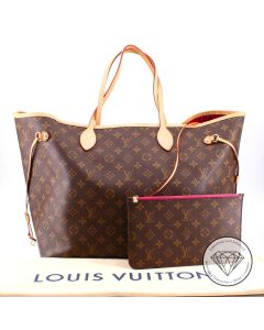 Louis Vuitton &ndash; Neverfull GM Tote Bag aus Monogram Canvas mit Pochette