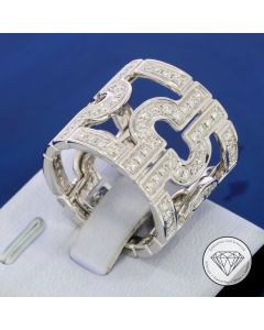 Brillant 1,95 Carat Ring 750 / 18 Karat Wei&szlig; Gold