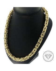 K&ouml;nigs Kette 585 / 14 Kt Gelb Gold 64 cm