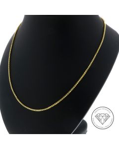Original FBM Venezianer Kette 333 / 8 Kt Gelb Gold 50,5 - 60,5 cm