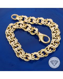 Garibaldi Armband 585 / 14 Kt Gelb Gold 18,5 cm