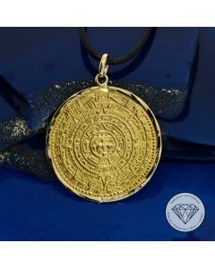 Medaillon Mexiko 585 / 14 Kt Gelb Gold