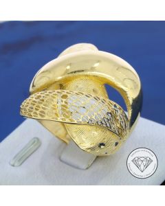 Design Ring 585 / 14 Kt Gelb Gold