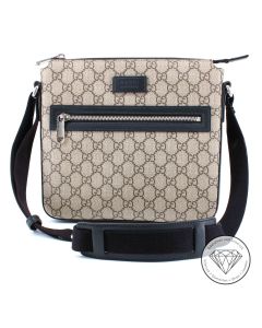Gucci &ndash; GG Supreme Messenger Bag mit Schultergurt