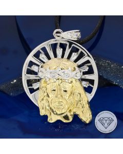 Jesus Bildnis Anh&auml;nger 585 / 14 Kt Gold