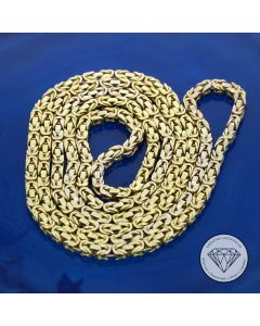 Original FBM Endlos K&ouml;nigs Kette 585 / 14 Karat Gold 76,0 cm