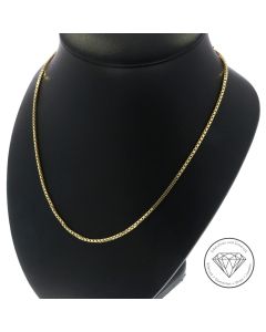 Venezianer Kette 585 / 14 Kt Gelb Gold 40,5 cm