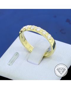 Brillant Ring 0,60 Carat 585 / 14 Kt Gelb Gold