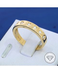 Original Christ Brillant Ring 585 / 14 Kt Gelb Gold