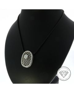 Brillant Anh&auml;nger 0,70 Carat 750 / 18 Kt Wei&szlig; Gold