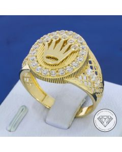 Kronen Ring 585 / 14 Kt Gelb Gold