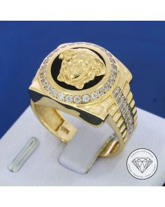 Medusa Ring 585 / 14 Kt Gelb Gold