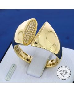 Damen Ring 585 / 14 Kt Gelb Gold
