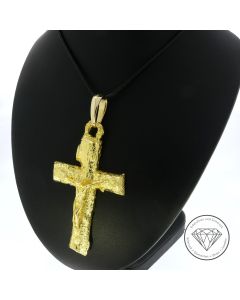 Kruzifix Jesus Anh&auml;nger 585 / 14 Karat Gelb Gold