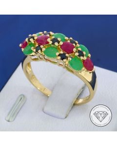 Edelstein Ring 1,70 Carat 585 / 14 Kt Gelb Gold
