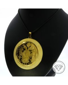 4 Dukaten M&uuml;nze Anh&auml;nger 986 / 23,6 Kt & 585 / 14 Kt Gelb Gold 63,0 mm