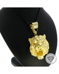 Tiger Rubin Anh&auml;nger 585 / 14 Kt Gelb Gold